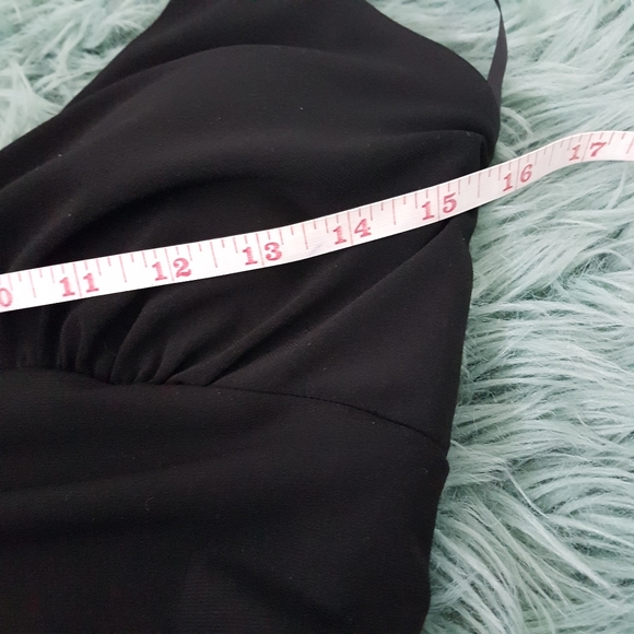 🌏 Le Chateau - Vintage Halter Dress Y2K Fairy Midi Dress - Size Medium - Picture 8 of 11